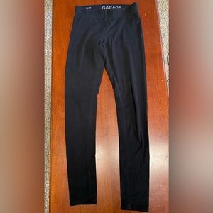 Black garage leggings